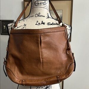 Vintage Aigner Leather Shoulder Bag. Imperfect but beautiful as she is!